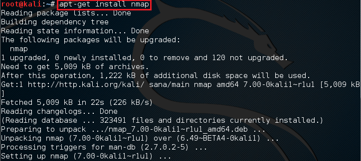 update nmap