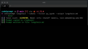 code2prompt : Streamlining LLM Prompt Generation From Codebases