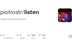 Listen : Solana’s Swiss-Army Toolkit For Algorithmic Trading