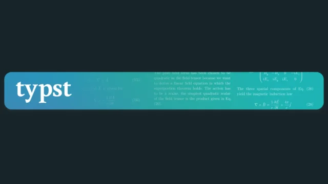 Typst : Revolutionizing Typesetting With Markup And Speed