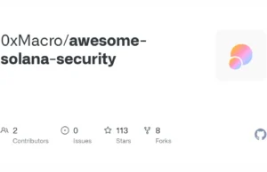 Awesome Solana Security : Enhancing Program Development