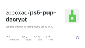 PS5-PUP-Decrypt : And Utilizing The PlayStation 5 Firmware Decryption Tool