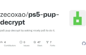 PS5-PUP-Decrypt : And Utilizing The PlayStation 5 Firmware Decryption Tool