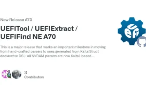 UEFITool / UEFIExtract / UEFIFind NE A70 : A Major Release