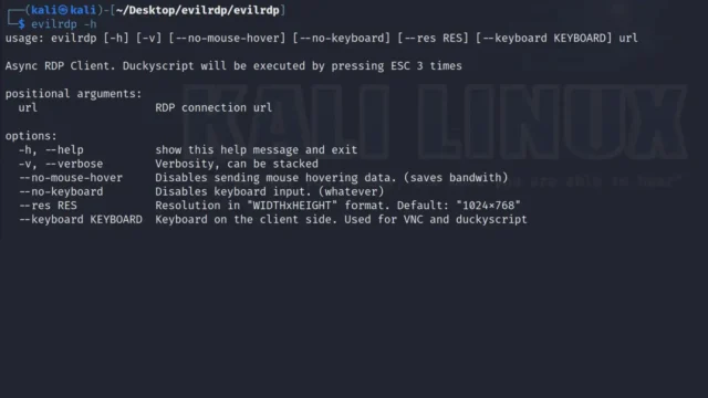 evilrdp : The Ultimate Tool For Elevated RDP Command Control