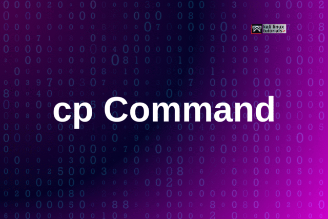 cp Command: Copy Files and Directories in Linux cp command